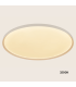 Valora 65cm Flush Ceiling Light Sandy White LED 2700-3200-4000K Dimmable-3