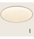 Valora 85cm Flush Ceiling Light Sandy White LED 2700-3200-4000K Dimmable-4