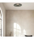 Aerisca 50cm Integrated Led Semi Flush Ceiling Light Black Matt-Smoked Glass LED 2700-3000K Dimmable-2
