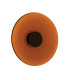 Aerisca 50cm Integrated Led Wall Lamp Black Matt-Tawny Glass LED 2700-3000K Dimmable-1