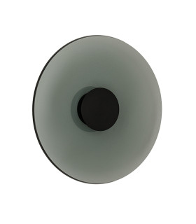 Aerisca 50cm Integrated Led Wall Lamp Black Matt-Smoked Glass LED 2700-3000K Dimmable-1