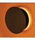 Aerisca 50cm Integrated Led Wall Lamp Black Matt-Tawny Glass LED 2700-3000K Dimmable-3