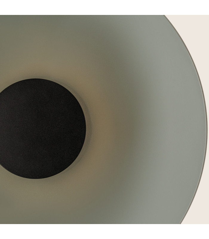 Aerisca 50cm Integrated Led Wall Lamp Black Matt-Smoked Glass LED 2700-3000K Dimmable-4