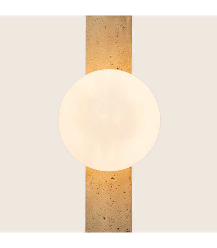 Vespera Globe Wall Lights Natural Stone 1xG9 LED-3