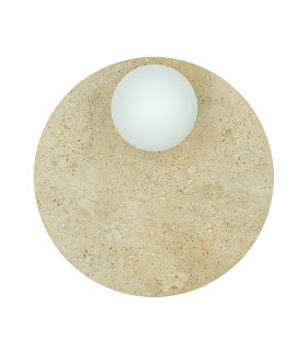 Vespera Globe Wall Lights Natural Stone 1xG9 LED-1