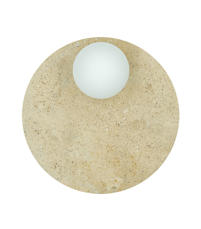 Vespera Globe Wall Lights Natural Stone 1xG9 LED-1