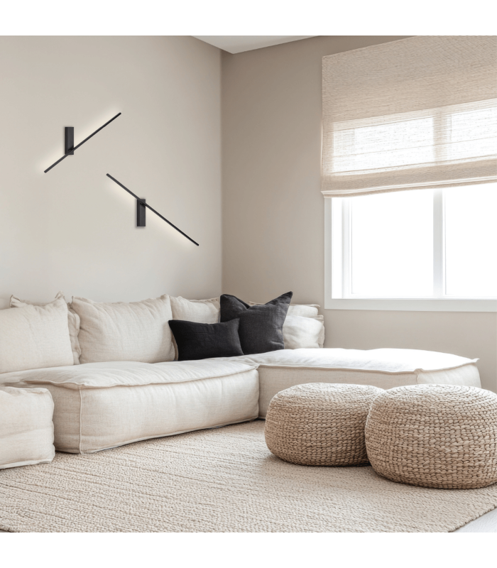 Marvessa Integrated Led Wall Lamp Sandy Black LED 3000K 14W-2