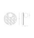 Vespera Globe Wall Lights Natural Stone 1xG9 LED-3