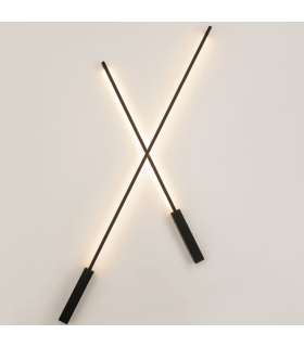 Marvessa Integrated Led Wall Lamp Sandy Black LED 3000K-2