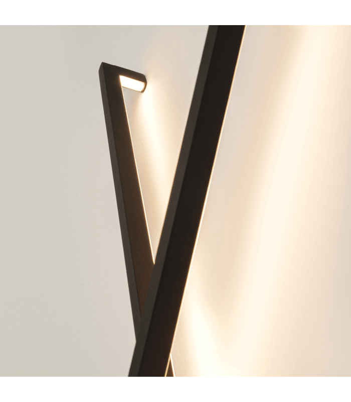 Marvessa Integrated Led Wall Lamp Sandy Black LED 3000K-3