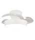 Zambelis Ceiling Fan White Matt-Transparent Blades LED 3000-4000-6500K-1
