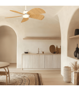 Zambelis Ceiling Fan Natural-White LED 3000-4000-6500K-2
