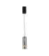 Louvaras 
Slim Pendant Ceiling Light Sandy Black-Smoked Glass LED 3000K Step Dimming-1