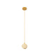 Myrien Slim Pendant Ceiling Light Natural Stone-Gold LED 3000K-1