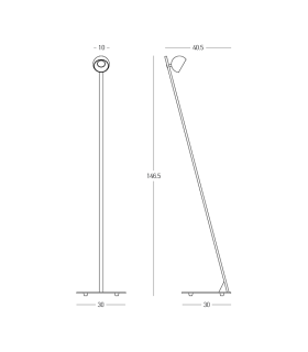 Ciro Floor Lamp Champagne LED 3000K Dimmable-2
