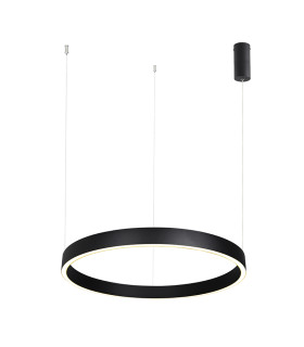 Zorya 60cm Pendant Ceiling Light Sandy Black LED 3000K Dimmable-1