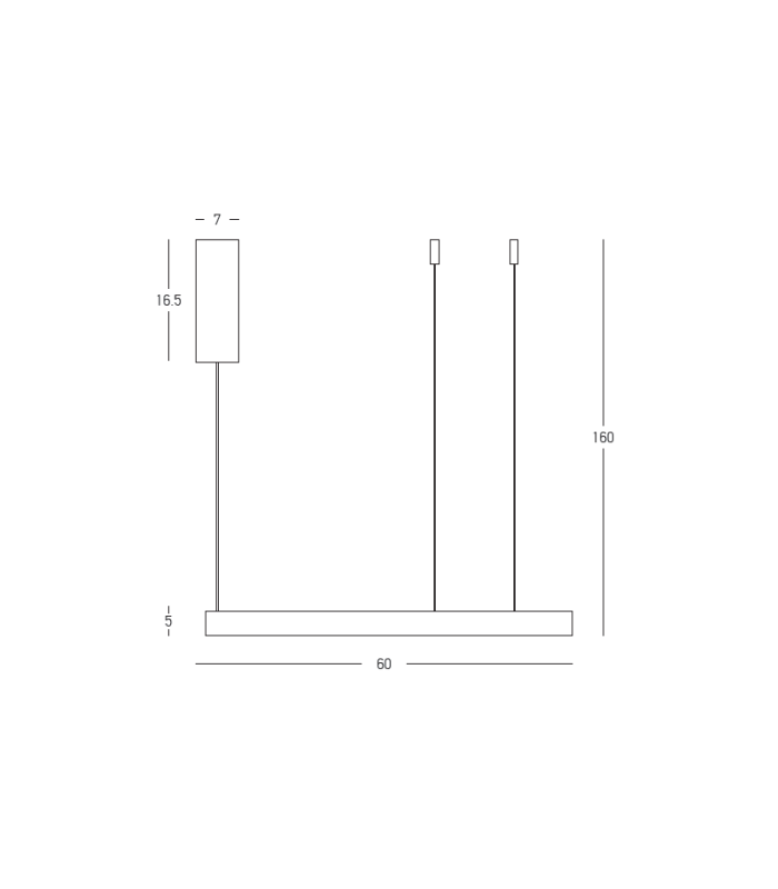 Zorya 60cm Pendant Ceiling Light Electroplate Brushed Nickel LED 3000K Dimmable-2