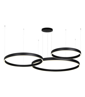Zorya 60-80-100cm Pendant Ceiling Light Sandy Black LED 3000K Dimmable-1