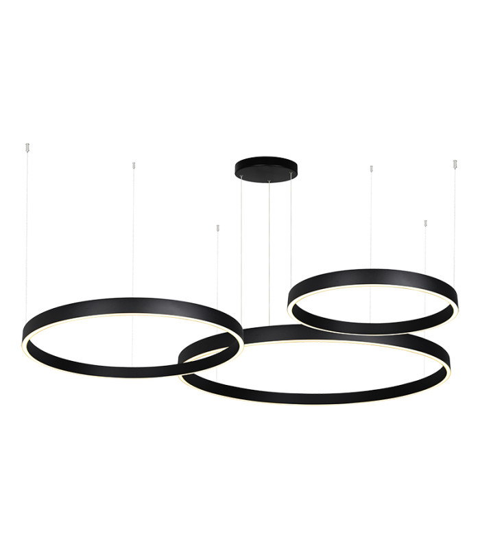 Zorya 60-80-100cm Pendant Ceiling Light Sandy Black LED 3000K Dimmable-1