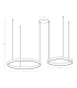 Zorya 60cm + 80cm Pendant Ceiling Light Electroplate Brushed Coffee LED 3000K Dimmable-3