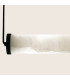 Malia 52.4cm Bar Pendant Ceiling Light Sandy Black-Natural Alabaster LED 3000K-3