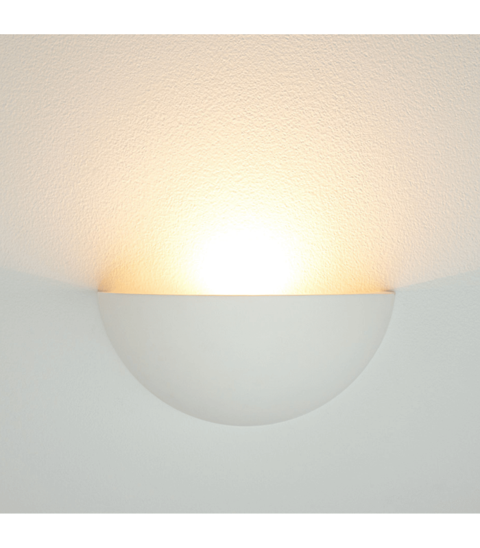 Kaelis Flush Wall Uplighter Pure White LED 3000-4000K-3