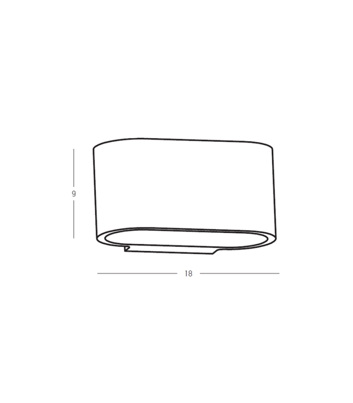Kaelis Up & Down Wall Lamp Pure White 1xG9-4