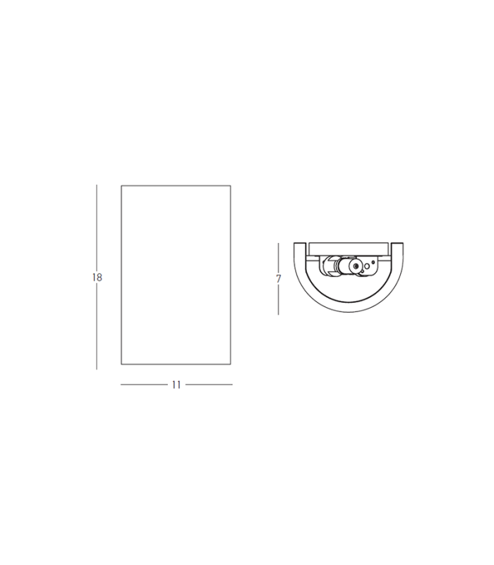 Kaelis Up & Down Wall Lamp Pure White 2xG9-3