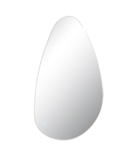 Reflect Oval Illuminated Bathroom Mirror Mirrored LED 3000-4000K IP44 Touch Dimmable-1