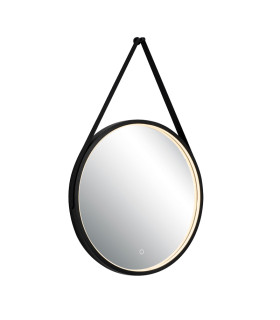 Reflect Illuminated Bathroom Mirror Black Matt LED 3000-4000K IP44 Touch Dimmable-1