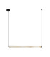Malia 69.4cm Bar Pendant Ceiling Light Sandy Black-Natural Alabaster LED 3000K-1