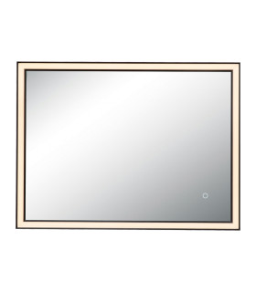 Reflect Illuminated Bathroom Mirror Black Matt LED 3000-4000K IP44 Dimmable-1