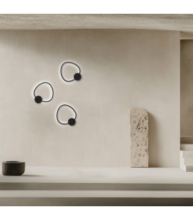 Zevra Integrated Led Wall Lamp Black Matt LED 3000K Dimmable-2