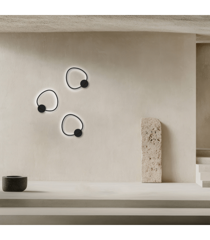 Zevra Integrated Led Wall Lamp Black Matt LED 3000K Dimmable-2