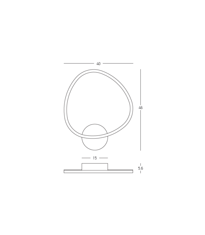 Zevra Integrated Led Wall Lamp Black Matt LED 3000K Dimmable-3