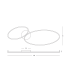 Zevra Integrated Led Semi Flush Ceiling Light Sandy Black LED 3000K Dimmable-2