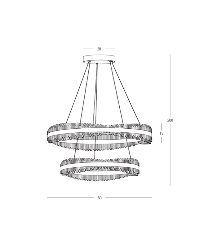 Thalora Pendant Ceiling Light Brushed Gold LED 3000K Dimmable-3