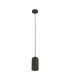 Zambelis Slim Pendant Ceiling Light Black 1xE27-1