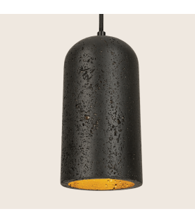 Zambelis Slim Pendant Ceiling Light Black 1xE27-2