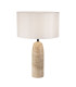 Althea Table Lamp With Round Shade Natural Stone 1xE27-1