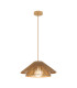 Patras 40cm Dome Pendant Ceiling Light Natural-Brown Beige 1xE27-1