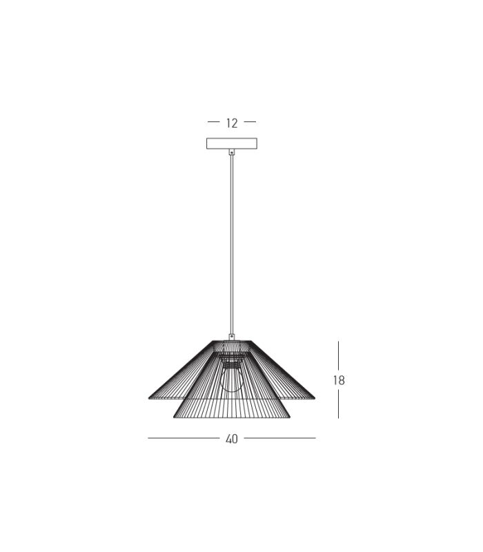Patras 40cm Dome Pendant Ceiling Light Natural-Brown Beige 1xE27-3