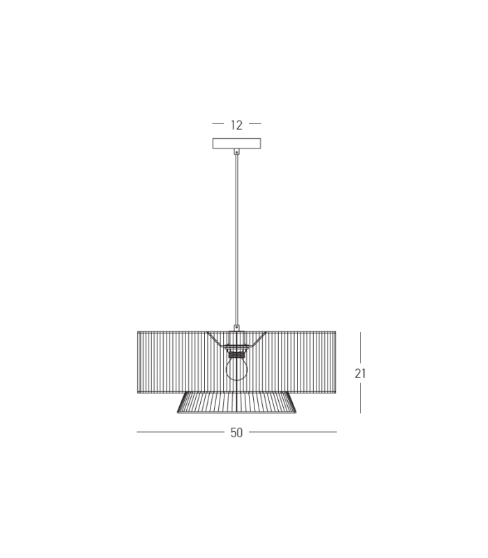Patras Cylindrical Pendant Ceiling Light Natural-Brown Beige 1xE27-3