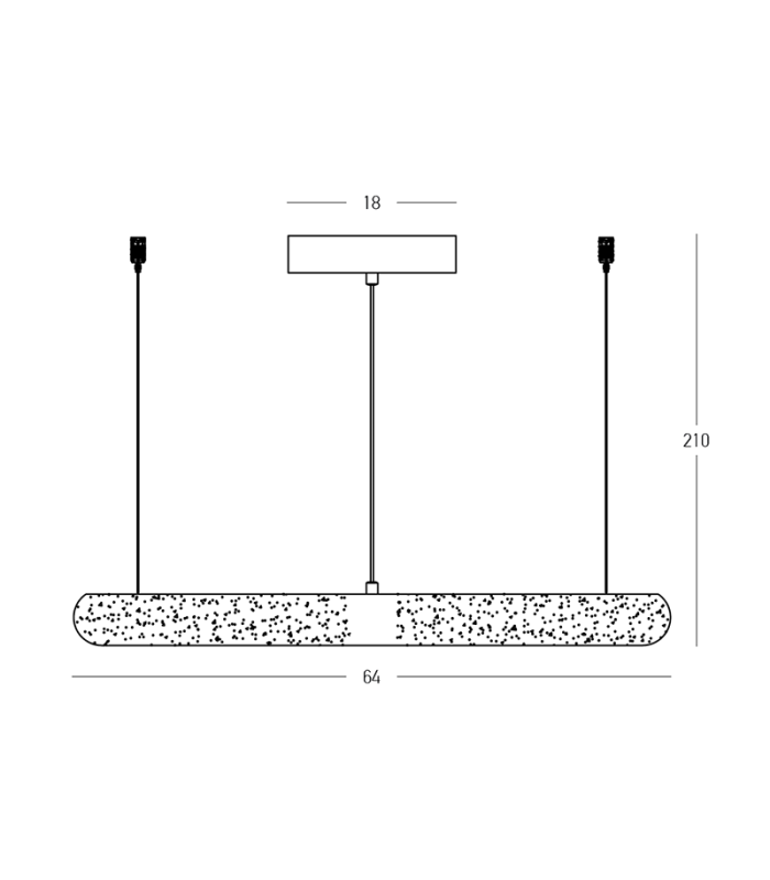Mandra 64cm Pendant Ceiling Light Brass-Natural Alabaster LED 3000K Dimmable-5