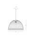 Patras 50cm Dome Pendant Ceiling Light Natural-Brown Beige 1xE27-3