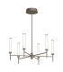 Valtia Multi Arm Pendant Ceiling Light Brushed Coffee LED 3000K Dimmable-1