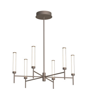 Valtia Multi Arm Pendant Ceiling Light Brushed Coffee LED 3000K Dimmable-1
