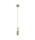 Liora 5cm Slim Pendant Ceiling Light Brass-Natural Alabaster LED 3000K Dimmable-1