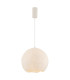 Zambelis Dome Pendant Ceiling Light White 1xE27-1