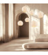 Zambelis Dome Pendant Ceiling Light White 1xE27-2